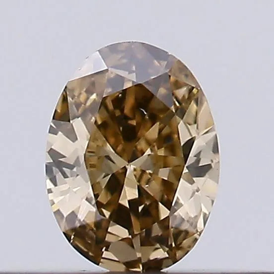 0.15ct Oval Natural Diamond (Colour Fancy Brown, Clarity VS2, Uncertified)