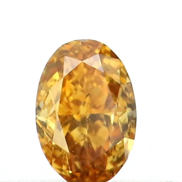 0.16ct Oval Natural Diamond (Colour Fancy Yellow, Clarity VS1, Cut VG, Uncertified)