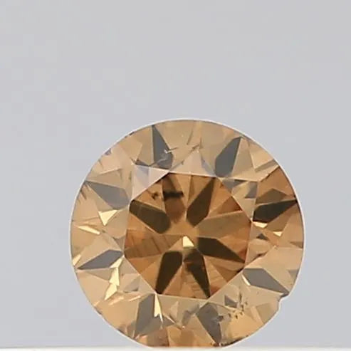 0.17ct Round Natural Diamond (Colour Fancy Brown, Clarity SI1, Cut EX, Uncertified)