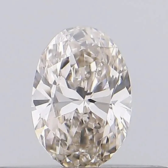 0.18ct Oval Natural Diamond (Colour Fancy Light Brown, Clarity SI1, Uncertified)
