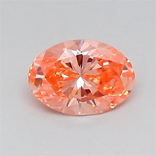0.24ct Oval Lab Grown Diamond (Colour Fancy Vivid Pink, Clarity VVS2, IGI Certified)