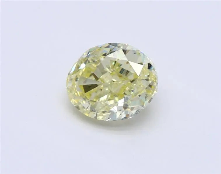 0.52ct Oval Natural Diamond (Colour Fancy Light Yellow, Clarity VS1, GIA Certified)
