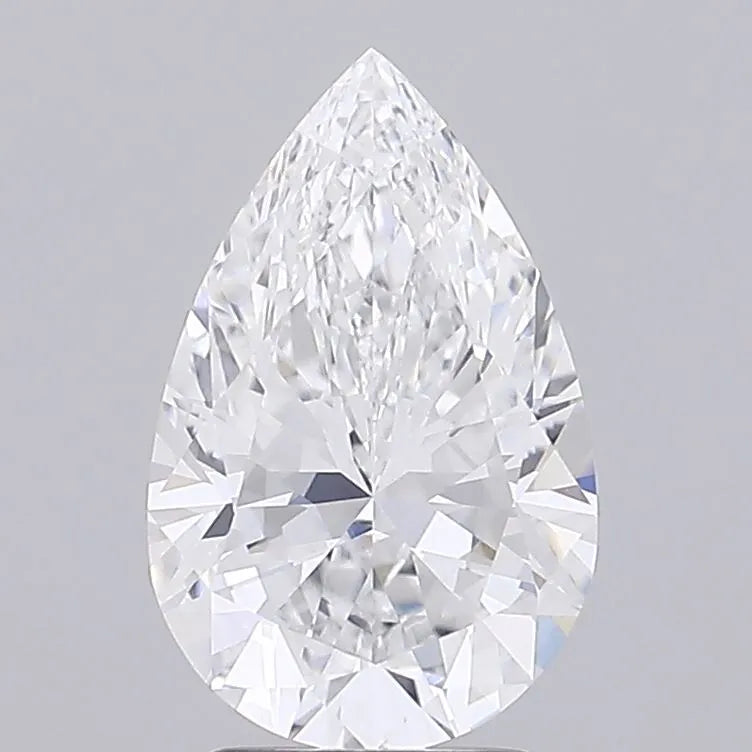 3.00ct Pear Lab Grown Diamond (Colour D, Clarity VVS1, IGI Certified)