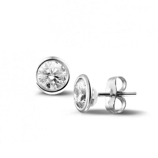 Classic Bezel stud earrings