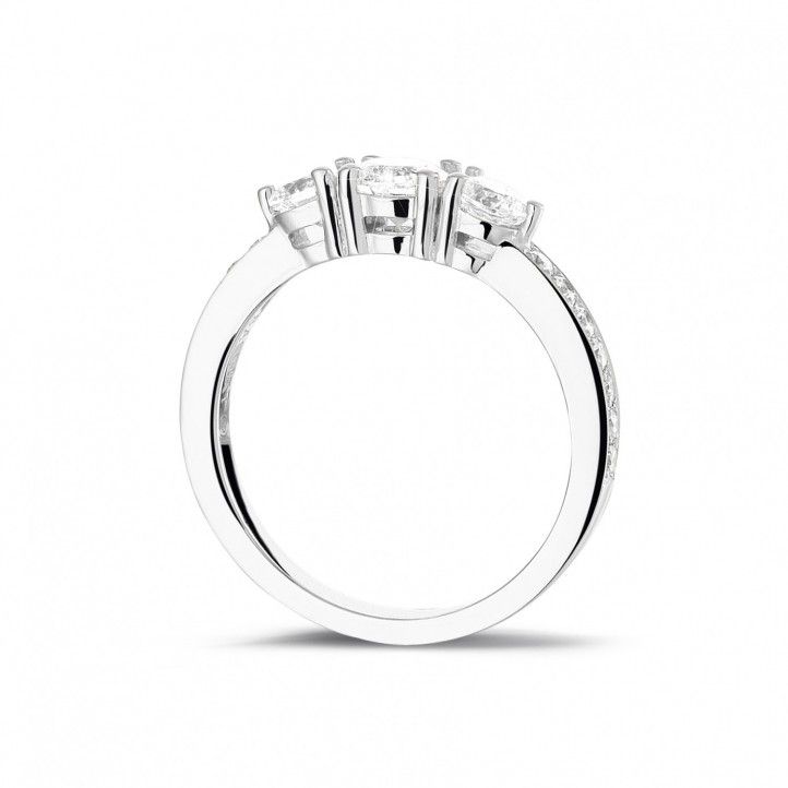 CHANNEL SET STONE DIAMOND ENGAGEMENT SETTING ONLY