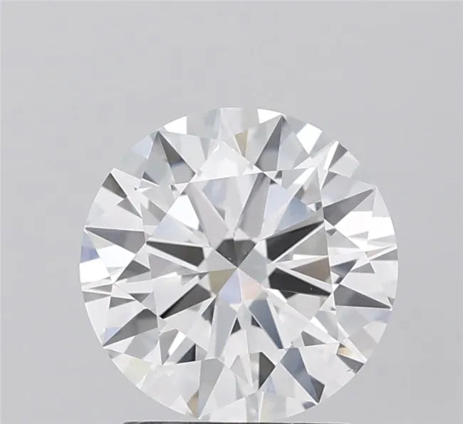 2.00ct Round Lab Grown Diamond (Colour F, Clarity VVS1, Cut EX, IGI Certified)