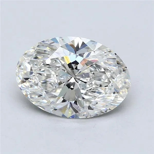 2.26ct Oval Lab Grown Diamond (Colour F, Clarity SI1, GIA Certified)