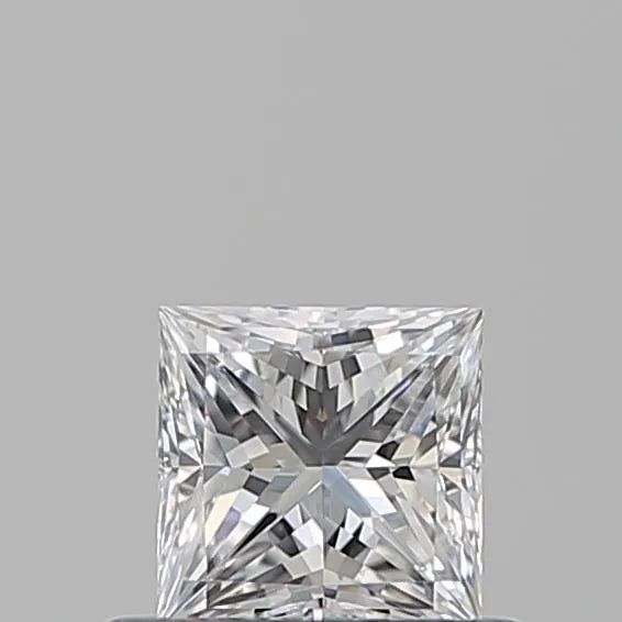 0.52ct Princess Natural Diamond (Colour D, Clarity IF, GIA Certified)