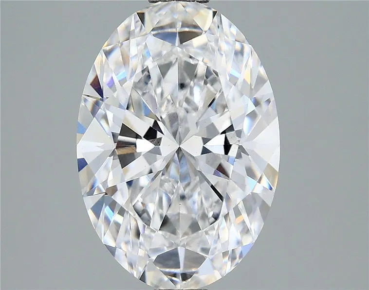 3.50ct Oval Lab Grown Diamond (Colour D, Clarity VVS2, HRD Certified)