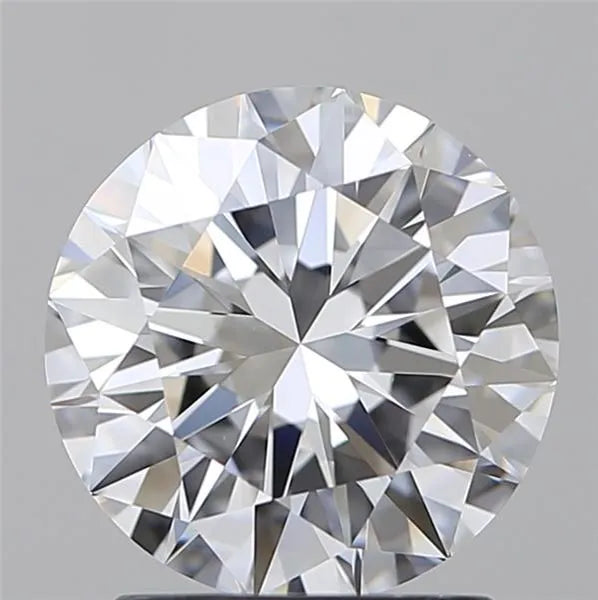2.00ct Round Natural Diamond (Colour E, Clarity IF, Cut EX, GIA Certified)