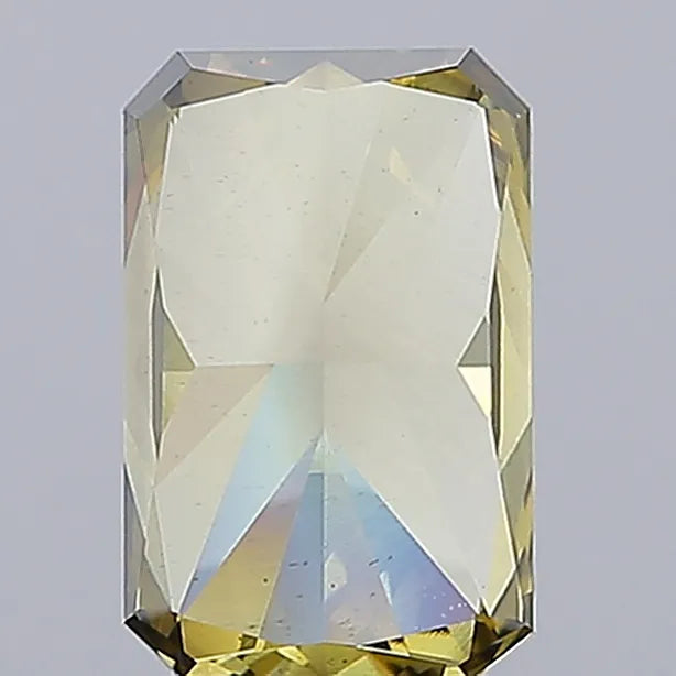 3.09ct Radiant Lab Grown Diamond (Colour Fancy Gray Yellow, Clarity VS2, IGI Certified)