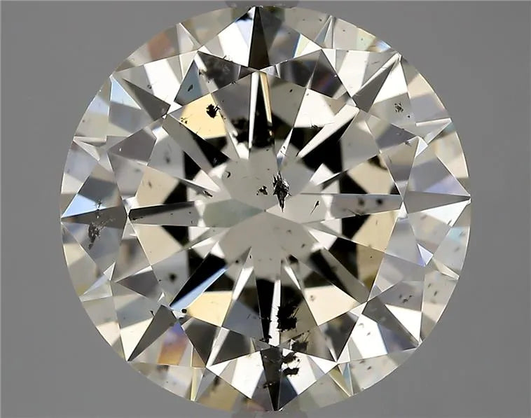 3.82ct Round Natural Diamond (Colour K, Clarity SI2, Cut GD, IGI Certified)
