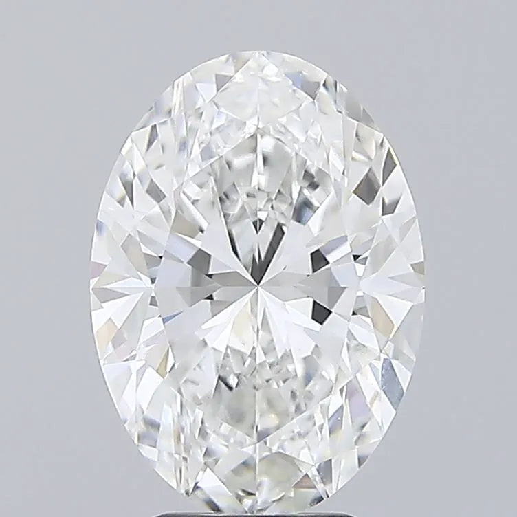 4.00ct Oval Lab Grown Diamond (Colour F, Clarity VVS2, IGI Certified)