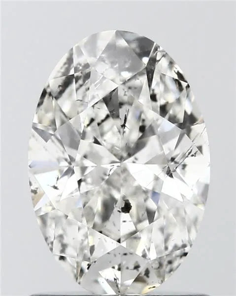 1.00ct Oval Natural Diamond (Colour G, Clarity SI2, HRD Certified)