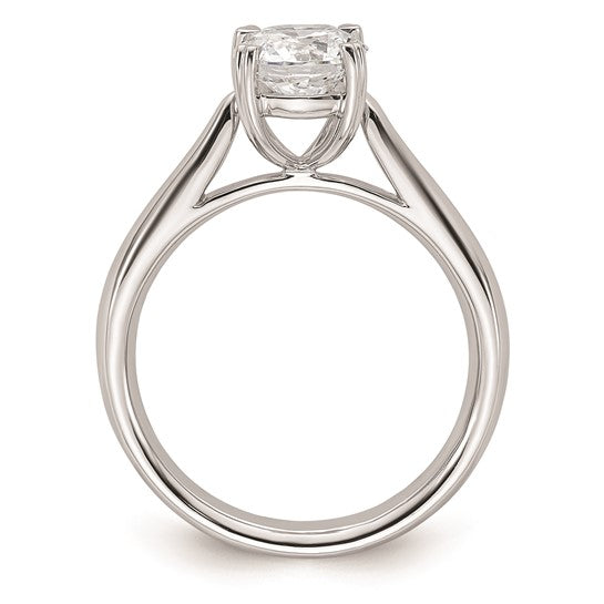 Solitaire cathedral setting. 0.25 - 1 ct centre.