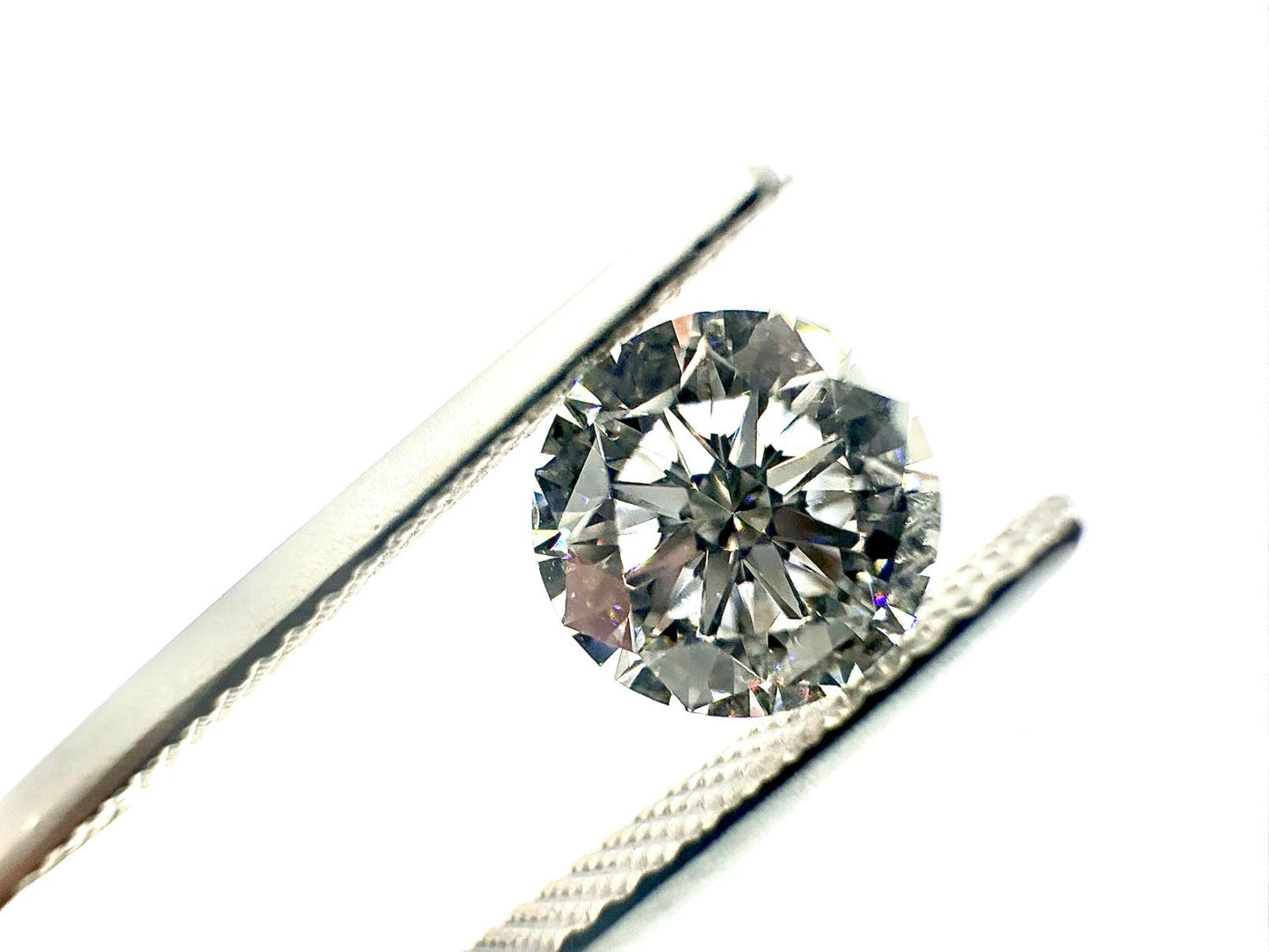 GIA certified 1.12 ct round brilliant diamond, E/SI1 VG/VG/EX Medium