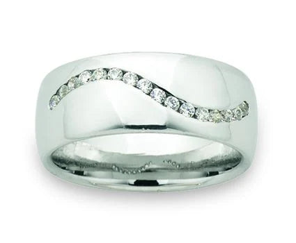 CHUNKY UNISEX DIAMOND RING, main product view