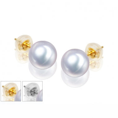 Classic Australian South Sea White Pearl Earring Studs.