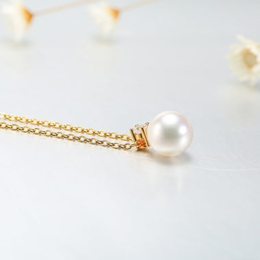 Australian South Sea pearl diamond pendant Necklace