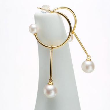 Custom 2 way Pearl earrings