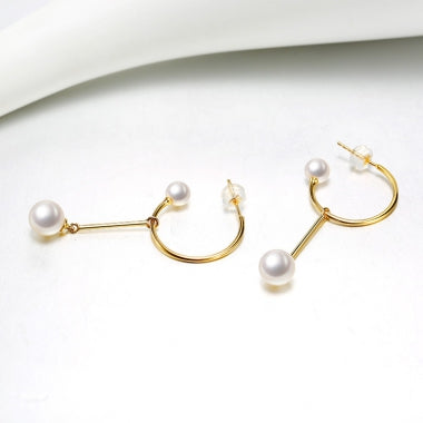 Custom 2 way Pearl earrings