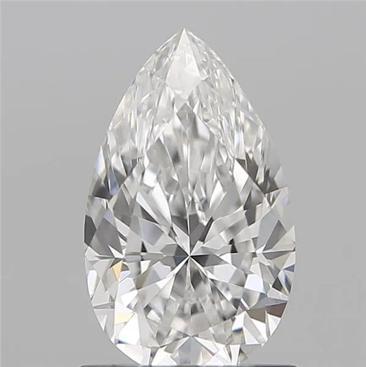 0.10ct Pear Natural Diamond (Colour E, Clarity VVS2, Cut VG, IGI Certified)