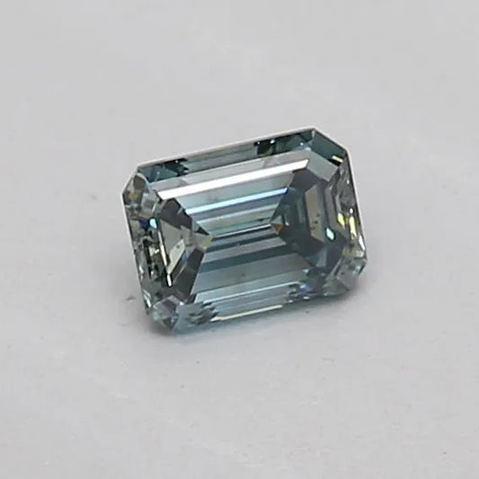 0.14ct Emerald Lab Grown Diamond (Colour Fancy Deep Green, Clarity SI1, IGI Certified)