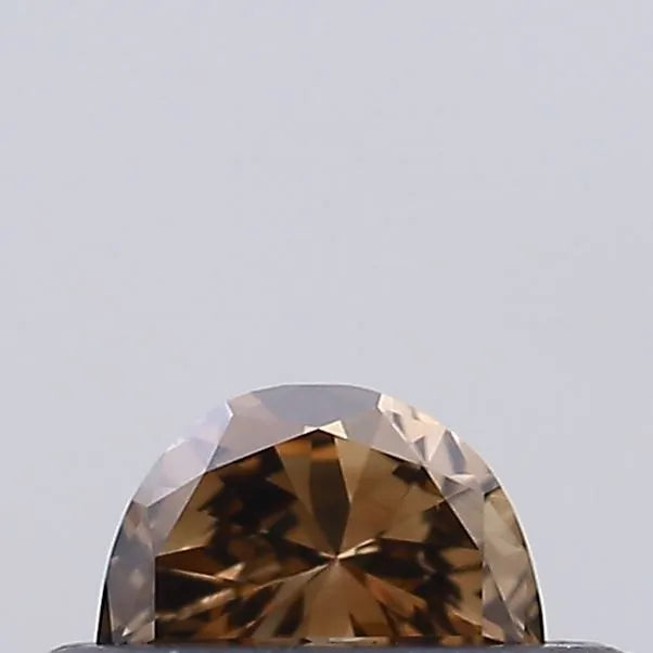 0.15ct Half moon Natural Diamond (Colour Fancy Brown, Clarity VS1, Uncertified)