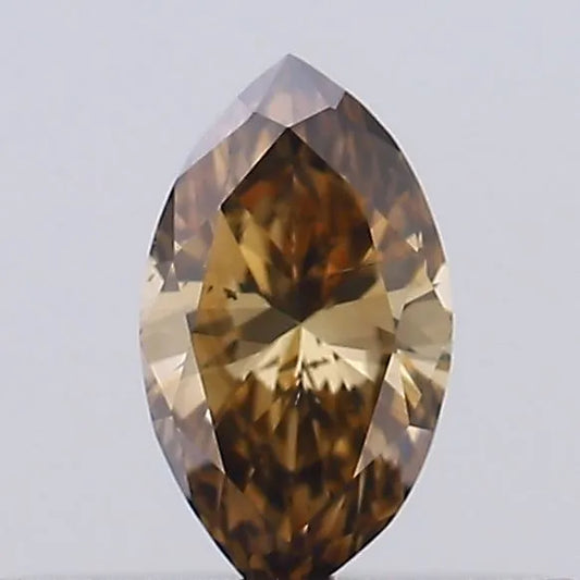 0.15ct Marquise Natural Diamond (Colour Fancy Brown, Clarity I1, Uncertified)