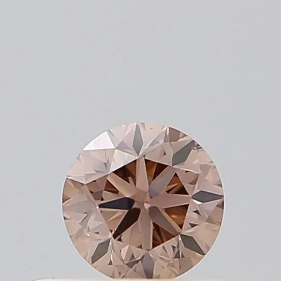 0.17ct Round Natural Diamond (Colour Fancy Brown, Clarity VS1, Cut EX, Uncertified)