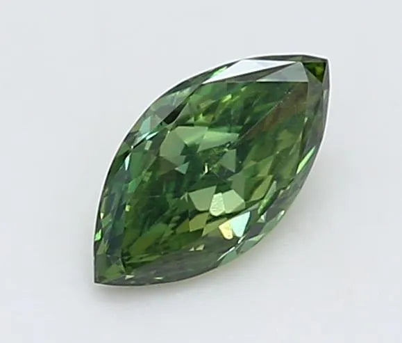 0.18ct Marquise Lab Grown Diamond (Colour Fancy Vivid Green, Clarity VVS2, IGI Certified)