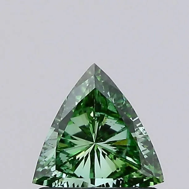 0.18ct Triangular Lab Grown Diamond (Colour Fancy Vivid Green, Clarity VS1, Uncertified)