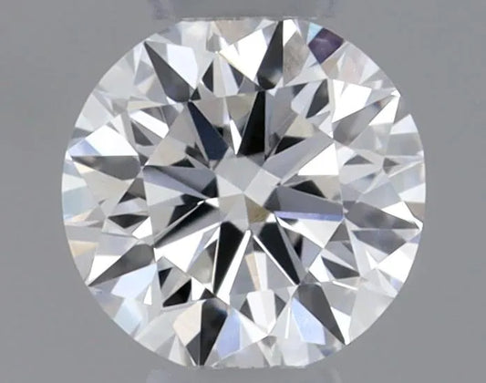 0.20ct Round Natural Diamond (Colour D, Clarity VVS2, Cut EX, IGI Certified)