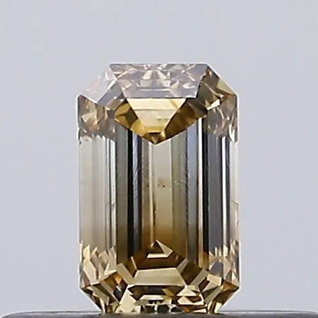 0.22ct Emerald Natural Diamond (Colour Fancy Brown, Clarity VS2, Uncertified)