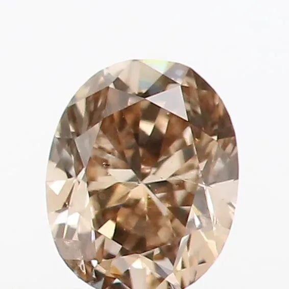 0.24ct Oval Natural Diamond (Colour Fancy Brown, Clarity SI1, Cut VG, Uncertified)