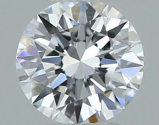 0.24ct Round Natural Diamond (Colour D, Clarity FL, Cut EX, GIA Certified)