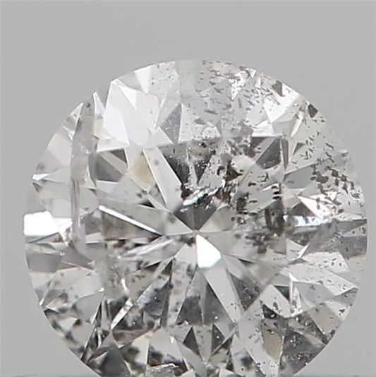 0.25ct Round Natural Diamond (Colour D, Clarity I3, Cut GD, Uncertified)