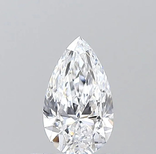 0.50ct Pear Natural Diamond (Colour D, Clarity FL, GIA Certified)