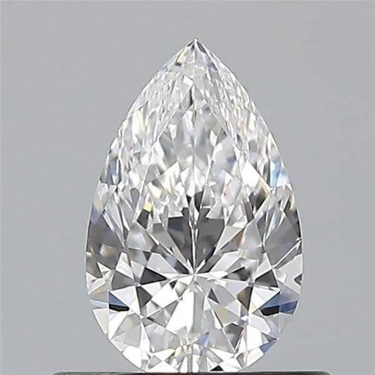0.56ct Pear Natural Diamond (Colour D, Clarity FL, GIA Certified)