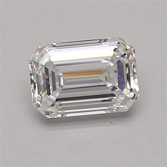 0.60ct Emerald Lab Grown Diamond (Colour D, Clarity IF, Cut EX, IGI Certified)