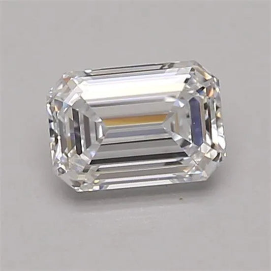 0.60ct Emerald Lab Grown Diamond (Colour D, Clarity IF, Cut EX, IGI Certified)