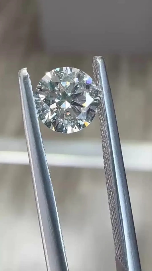 0.69ct Round Natural Diamond (Colour I, Clarity VS1, Cut ID, EGL Certified)