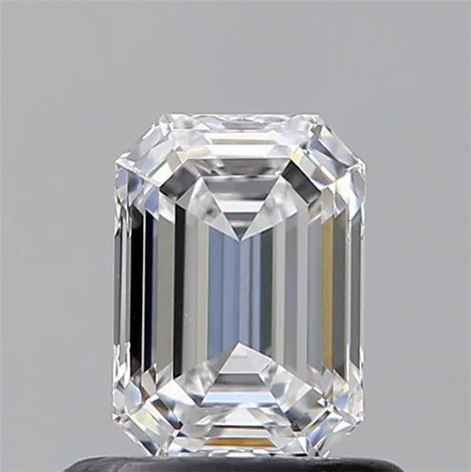 0.70ct Emerald Natural Diamond (Colour D, Clarity VS2, GIA Certified)