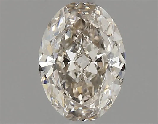 0.70ct Oval Natural Diamond (Colour K, Clarity SI1, GIA Certified)