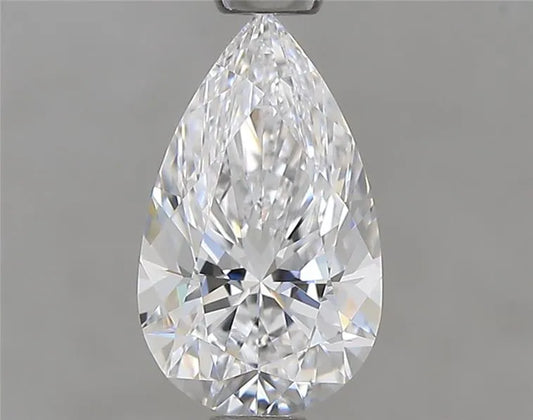 0.70ct Pear Natural Diamond (Colour D, Clarity IF, GIA Certified)