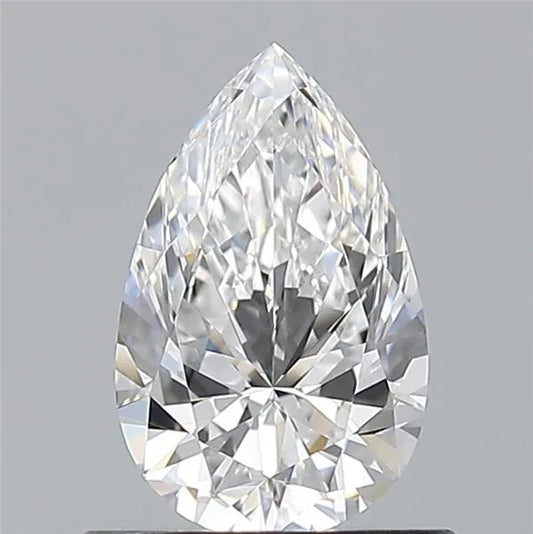 0.70ct Pear Natural Diamond (Colour D, Clarity IF, GIA Certified)