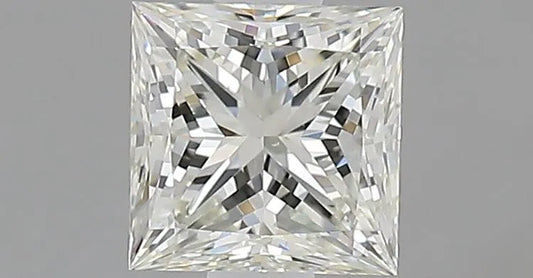 0.70ct Princess Natural Diamond (Colour H, Clarity VS1, Cut EX, IGI Certified)