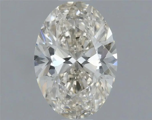 0.71ct Oval Natural Diamond (Colour Brown, Clarity VVS1, GIA Certified)