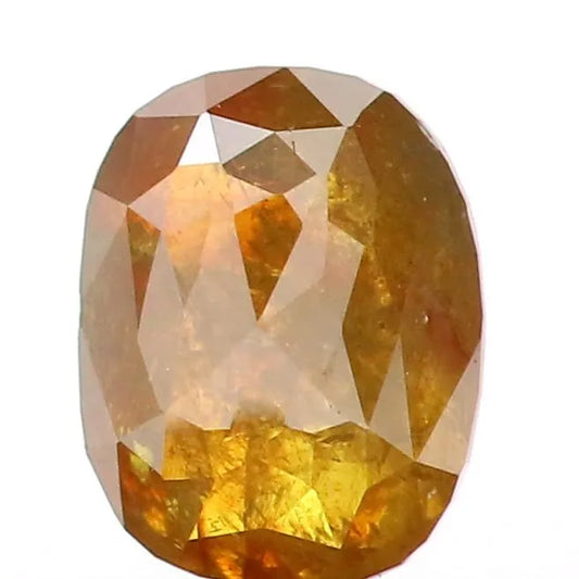 0.73ct Oval Natural Diamond (Colour Fancy Yellow, Clarity I3, Cut VG, Uncertified)
