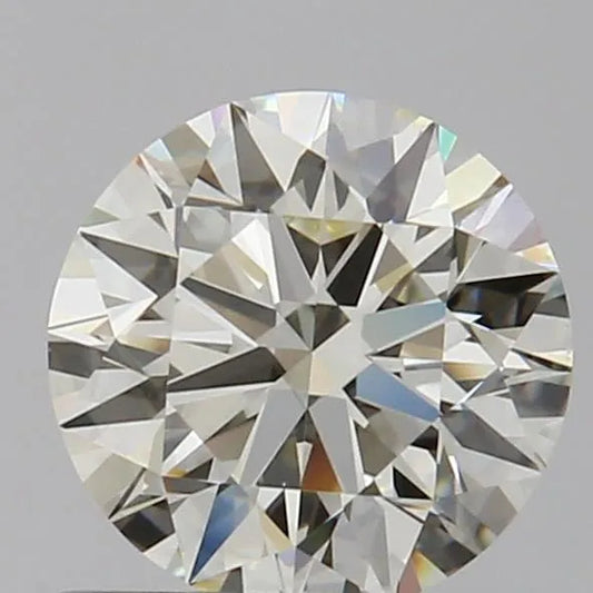 0.80ct Round Natural Diamond (Colour L, Clarity IF, Cut EX, GIA Certified)